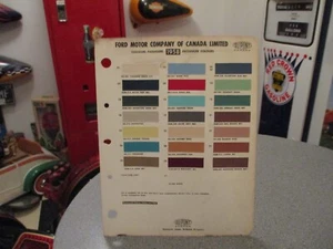 PAINT COLOUR REFERENCE R-M 1958 AUTOMOTIVE  PAINT CHIPS - Picture 1 of 2
