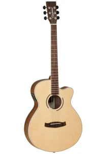 Tanglewood Discovery Exotic DBT SFCE BW Super Folk Natural Electro-Acoustic Guit - Picture 1 of 2