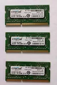 Crucial RAM (3x4GB) DDR3 1600 MHz CL11 Laptop Memory CT2KIT51264BF160B - Picture 1 of 2