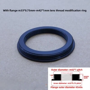 M33 33x0,75mm Innengewinde auf M42 42x1mm Außengewinde M33-M42 All Mount Adapterring - Bild 1 von 9