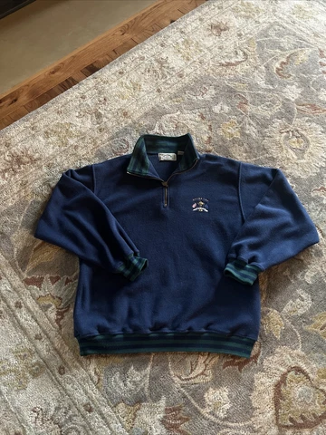 Vintage 1995 Ryder Cup Oak Hill PGA Golf Pullover Fleece Jacket - Men's Large L Cover