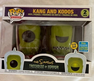 Funko POP Kudos & Kang The Simpsons 2019 SDCC Limited Edition 2 Vinyl Figure Set - Picture 1 of 6