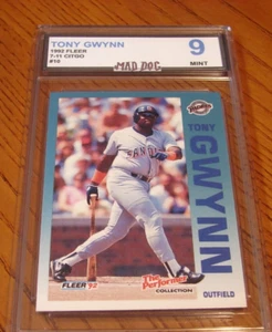 TONY GWYNN---1992 FLEER 7-11 CITG0----NEUWERTIG 9----PADRES****Mad Dog GRADED - Bild 1 von 1
