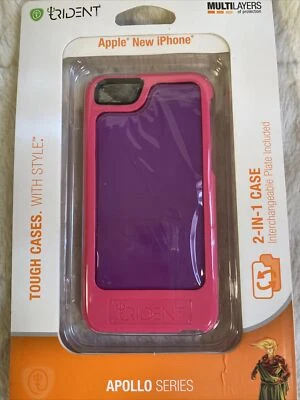 LOTE/ESTUCHE de 24 Funda Trident APOLLO Series "2 en 1" iPhone 5 Rosa/Púrpura Foto 1 de 4