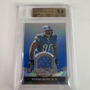 MAGLIA RIFRATTORE DAMUKONG SUH BGS 9.5 2010 BOWMAN BLU STERLING LEONI 99/99 RC - Foto 1 di 6