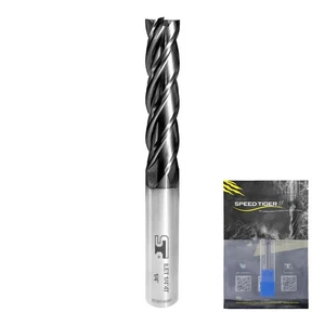 Micrograin Carbide Square Long Flute End Mill - 5/16" Diameter 1-1/4" Flute L... - Picture 1 of 7