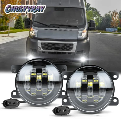Par de luces antiniebla para parachoques delantero RAM PROMASTER 1500 2014-2022 luces de conducción Foto 1 de 4