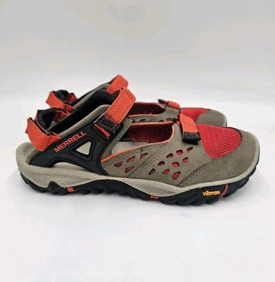Женские водяные туфли размер США 6,5 MERRELL All Out Blaze Sieve MJ коричневые красные вибрационные - Изображение 1 из 4