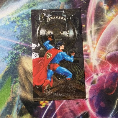 SUPERMAN The MAN of STEEL PLATINUM Series SPECTRA-ETCH #S1 SkyBox 1994  - Image 1 of 2