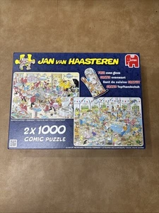 Haasteren 1000 pc 2 Pk Puzzles SEAFOOD SUPPER, CLASH OF THE BAKERS - Free Ship - Picture 1 of 4