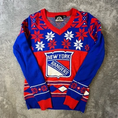 New York Rangers Sweater Small Fair Isle NHL Hockey - Image 1 of 4