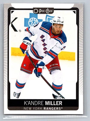 K'Andre Miller 2021-22 O-Pee-Chee New York Rangers #297 - Image 1 of 2