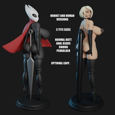 Texelion NSFW Figure | Hornet Fan Art | 3D Resin 1:6-1:12 - Image 1 of 4
