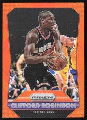 2015-16 Panini Prizm Orange Prizms #/65 Clifford Robinson #292 Phoenix Suns Foto 1 de 2