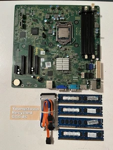 DELL POWEREDGE T110 II WORKSTATION MOTHERBOARD INTEL XEON E3-1230v2 16GB ECC RAM - Picture 1 of 19