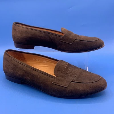 Ralph Lauren Women's Brown Suede Winnie Loafers Shoes Office - Size 10B - Image 1 of 4