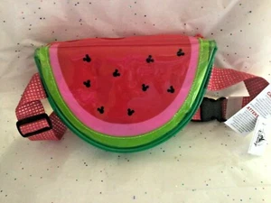 Watermelon Wedge Slice Disney Mickey Mouse Icon Fanny Pack Waist Hip Belt Bag - Picture 1 of 5