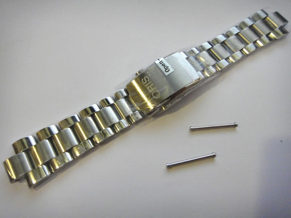 Oris S Steel Band Bracelet Strap Tt1 Day Date 07 82401 PEB 42mm Case 635 7517