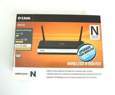 D-Link Router DIR-615 Wireless N 300 Wi-Fi 4 Port 10/100 Networking Complete Box