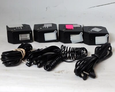 Morris Mini Slave Flash II Usado Funcionando 4x Cable de Sincronización Foto 1 de 2