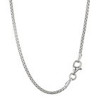 Elegante Venezianerkette oval gedrückt 925 Silber 1,7mm breite Damen Halskette