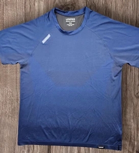 Legends Men's XXL Navy Blue Breathable Athletic Short Sleeve  T-Shirt - Picture 1 of 3