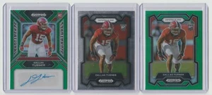2024 Panini Prizm Draft Picks Dallas Turner Rookie Card Lot / Green Auto - Bild 1 von 1