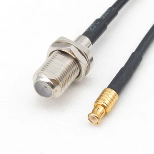 MCX męski Straigjt do F żeński RG179 Kabel 75ohm wejście do RCA DHT235 mini TV - Zdjęcie 1 z 4