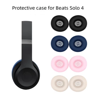 Housse de protection supra-auriculaire pour écouteurs Beats Solo 4 étui anti-poussière en silicone - Photo 1/17