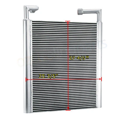 Aluminum Silver Oil Cooler For Kobelco SK135SR SK135SR SK115SR YX05P00001S012 - Image 1 of 4