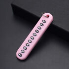 Mobile Phone Straps Anti-Lost Phone Number Plate Car Keychain Pendant Keyrin~L3