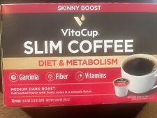 VitaCup Slim Supports Diet & Metabolism Coffee K Cups Pods 10 ct Exp 2025