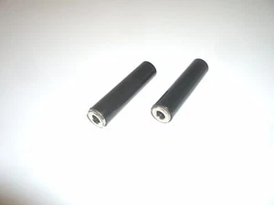 AIM 2X 1/4in MONO TS AUDIO PHONO IN-LINE JACK CONNECTOR 2PC SET - Picture 1 of 2