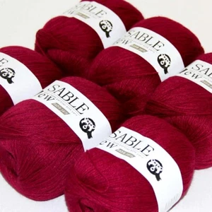 Luxurious 6Ballsx50g 100% Cashmere Hand Knit Rugs Wool Shawls Crochet Yarn 29 - Picture 1 of 12