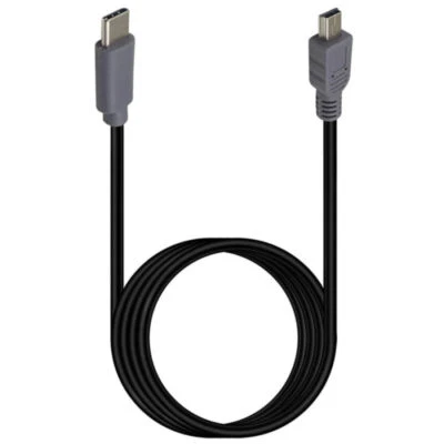 USB C Male to Mini B Male Data Convertor OTG Cable - Image 1 of 4