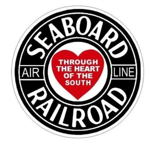 Seaboard Railroad Railway Train Sticker Decal R7095 - Picture 1 of 1