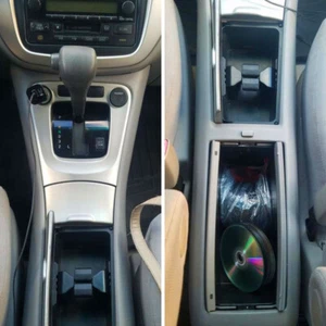 Divisor negro para Toyota Highlander 2002-2007 consola central portavasos inserto A - Imagen 1 de 12