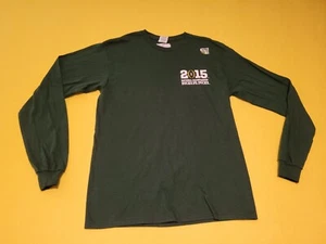 Bucks vs Ducks 2015 National Championship Green Medium L.S. Graphics Tee NWT - Picture 1 of 4