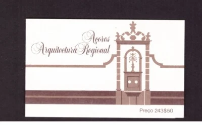 Azores 1986 Booklet  Architecture Fountains mint stamps - Image 1 of 2