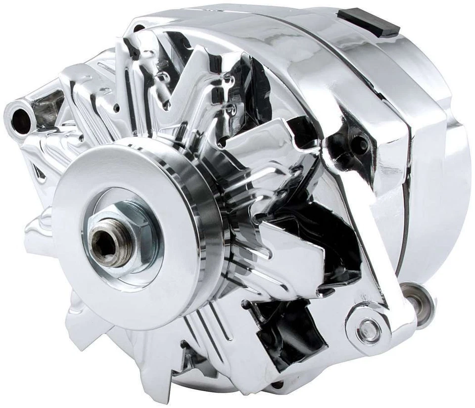 ALLSTAR PERFORMANCE GM Alternator Chrome 100 Amp 1-Wire ALL80505 - Imagem 1 de 1