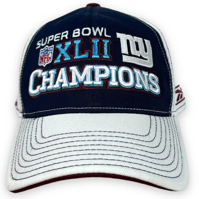 Gorra New York Giants Super Bowl XLII Champions con correa Reebok Sidelines NFL Foto 1 de 4