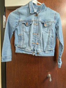 Girls Old Navy Blue Jean Jacket(Medium Size 8) - Picture 1 of 4