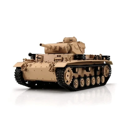 Torro 1:16 RC Panzer III Ausf. H sand BB+IR - Bild 1 von 4