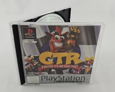 Crash Team Racing CTR - PlayStation 1 PS1 + Manual PAL - image 1 of 4