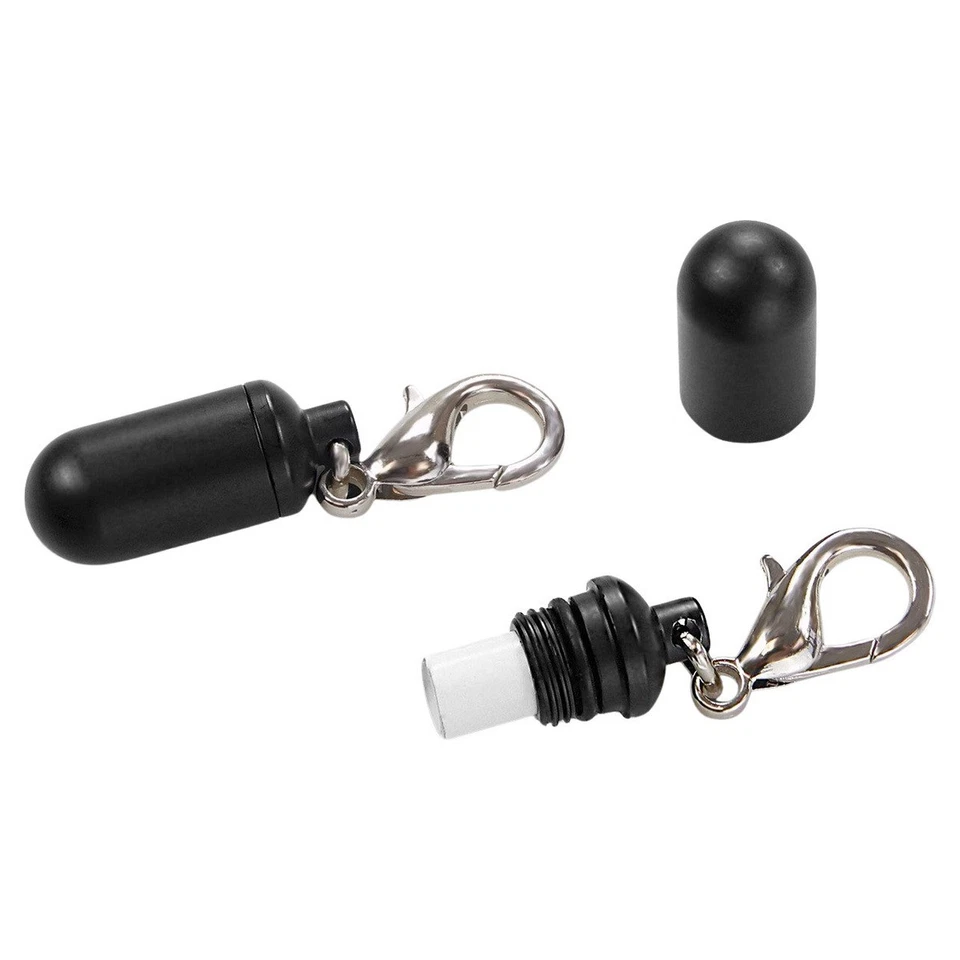 Wolters Aluminium-Adresshülse schwarz für Hund, wasserdicht, leicht, sicher - Bild 1 von 1