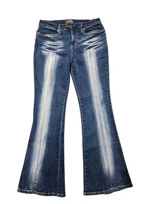Jolt Jeans Womens Sz 14 Pleated Fade Bootcut  Mid-rise Jeans  - Image 1 of 4