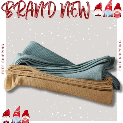 NUEVA Manta Tejido Algodón The Company Store; Talla Doble y Queen; ENVÍO GRATUITO Foto 1 de 2