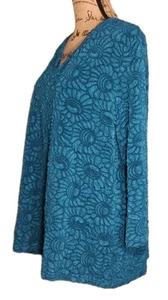 Sport Timer - Tunica Elasticizzata Teal Teal - Donna Taglia 3X - Made in USA - Foto 1 di 3