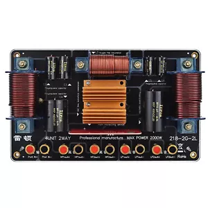 2000W 2 Way 4 Unit Dual Tweeter Speaker Frequency Divider Crossover Filter - Picture 1 of 15