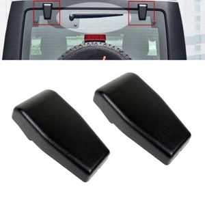 2 Couvercles de charnière de Lunette Arrière Pour Jeep Wrangler JK JKU 2007-2018 - Picture 1 of 8